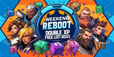 Overwatch Weekend Reboot: Level Up with Double XP and Free Loot Boxes logo