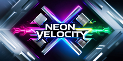 Neon Velocity: Uniting Precision, Power, and Innovation logo
