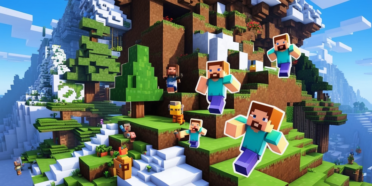 A vibrant, detailed scene from the Hytale game, with a mix of fantasy and adventure elements, featuring blocky, low-resolution characters and environments, reminiscent of Minecraft, with a focus on exploration and discovery, set in a procedurally generated world with diverse biomes, including lush forests, snow-capped mountains, and mysterious caves, with a bright and inviting color palette, and a sense of wonder and excitement, showcasing the game's unique art style and creative freedom, with characters and creatures interacting and engaging with their surroundings, and a sense of dynamic movement and energy, capturing the essence of the Hytale gaming experience.